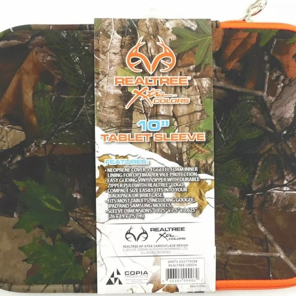 NWT Realtree Xtra Colors 10” Tablet Sleeve - Picture 7 of 7